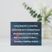 Empath Strength Positives Zitat Förderung Postkarte (Stehend Vorderseite)