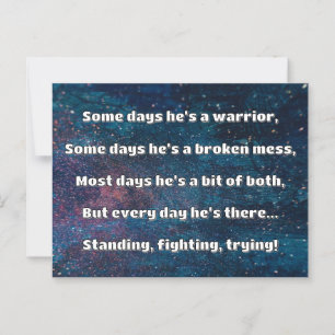 Empath Strength Positives Zitat Förderung Postkarte