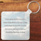 Empath Strength Positives Zitat Förderung Schlüsselanhänger (Rückseite)