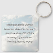 Empath Strength Positives Zitat Förderung Schlüsselanhänger (Rückseite)