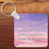 Empath Strength Positives Zitat Förderung Schlüsselanhänger (Vorderseite)