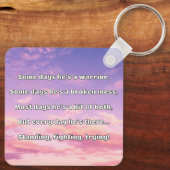 Empath Strength Positives Zitat Förderung Schlüsselanhänger (Rückseite)