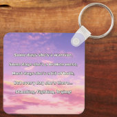 Empath Strength Positives Zitat Förderung Schlüsselanhänger (Rückseite)