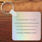 Empath Strength Positives Zitat Förderung Schlüsselanhänger (Vorderseite)