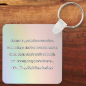 Empath Strength Positives Zitat Förderung Schlüsselanhänger (Rückseite)