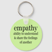 Empathie Definition Schlüsselanhänger (Vorderseite)