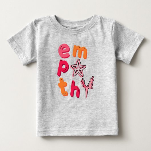 Empathie für die Ozeane verbreiten Baby T-shirt (Vorderseite)