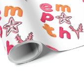 Empathie für die Ozeane verbreiten Geschenkpapier (Rolleneckpunkt)