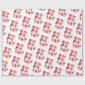 Empathie für die Ozeane verbreiten Geschenkpapier (Flach)