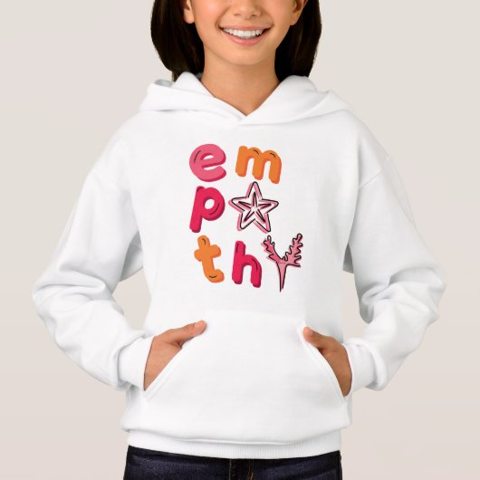 Empathie für die Ozeane verbreiten Hoodie (Vorderseite)