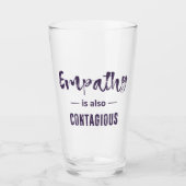 Empathie ist auch ansteckend glas (Vorderseite)