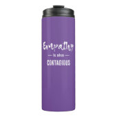 Empathie ist auch ansteckend thermosbecher (Vorderseite)