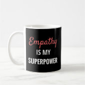 Empathie ist meine Supermacht Introvertieren Empat Kaffeetasse (Links)