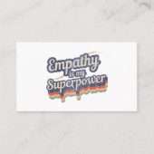 Empathie ist meine Supermacht T - Shirt Empathy Le Visitenkarte (Vorderseite)