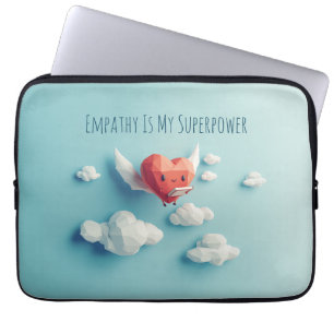 Empathie ist meine Superpower UX Designer Electron Laptopschutzhülle