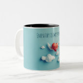 Empathie ist meine superpower UX Designer Tasse (Vorderseite Links)