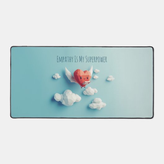 Empathie ist meine superpower UX Schreibtischmatte (Vorderseite)