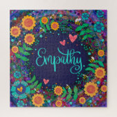 Empathie Lehrerin Studentin Personalisiert School Puzzle (Vertikal)