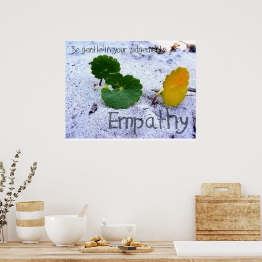 Empathie Poster (Küche)