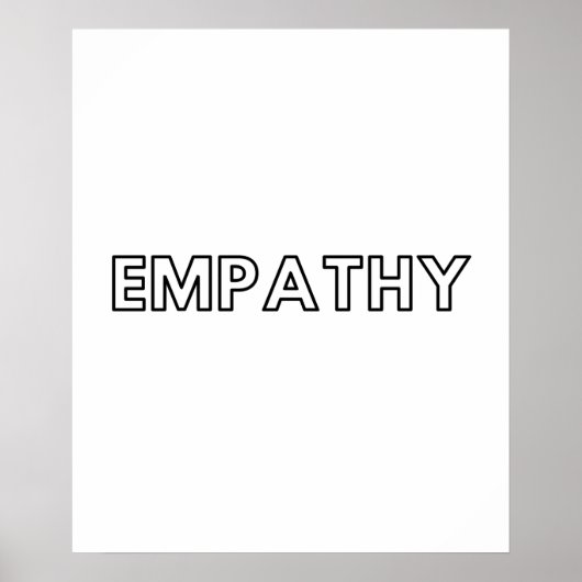 Empathie Poster (Vorne)