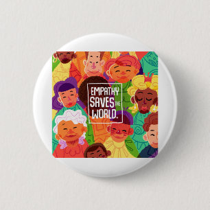 Empathie rettet die Welt Button
