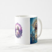 🌿 ✨ Empathie üben, Freundlichkeit verbreiten Kaffeetasse (VorderseiteRechts)