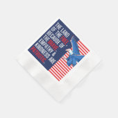 Empathie und Freundlichkeit sind Patriotisch Serviette (Ecke)