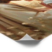 Empathie und Liebe - Jesus als Hirte mit den Kinde Poster (Ecke)