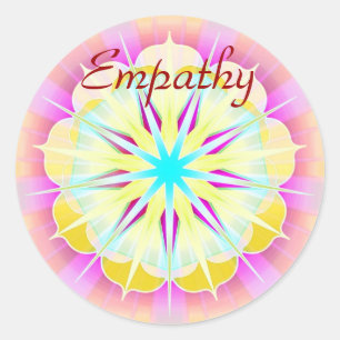 Empathie (Virtue Aufkleber) Runder Aufkleber