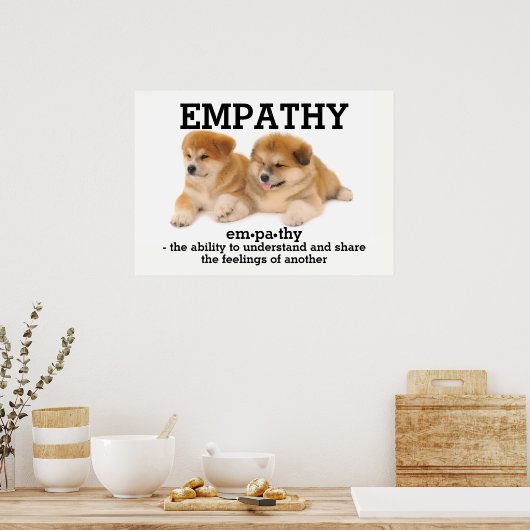 EMPATHIE - Vokabular-Poster Poster (Küche)