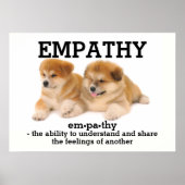 EMPATHIE - Vokabular-Poster Poster (Vorne)
