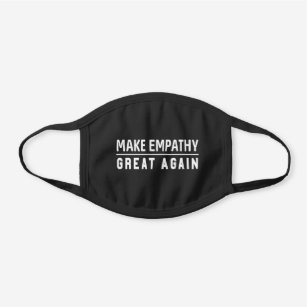 Empathie wieder großartig machen schwarze baumwoll Mund-Nasen-Maske