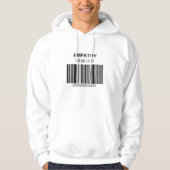 Empathischer Strichcode, Ermutigungsbarcode Hoodie (Vorderseite)