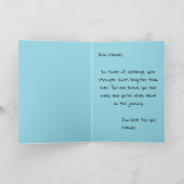 Empathy Card zur Unterstützung und Ermutigung Dankeskarte (Innenseite)