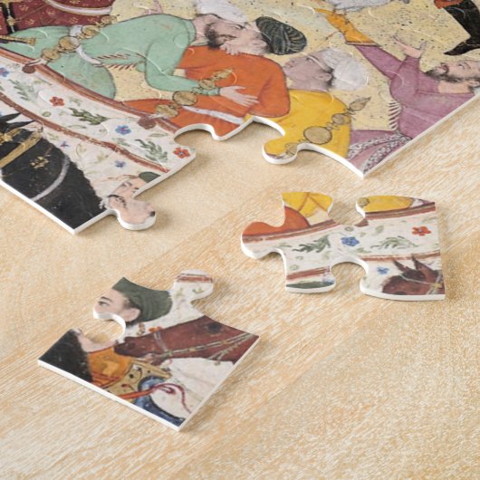 Emperor Akbar Arrests Shah Abul Maali, Akbarnama Puzzle (Seite)