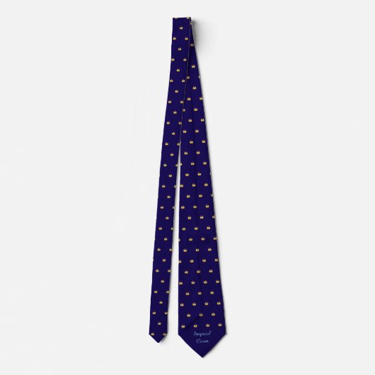 "EMPEROR CROWN" Neck Tie Krawatte (Rückseite)