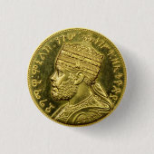 Emperor Menelik II. Button (Vorderseite)