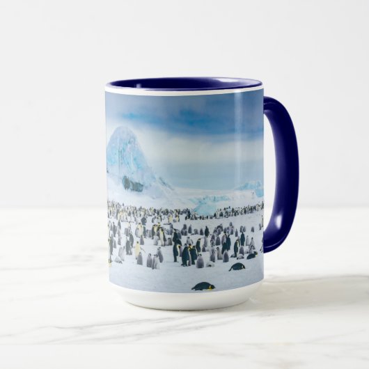 Emperor Penguin Colony Tasse (VorderseiteRechts)