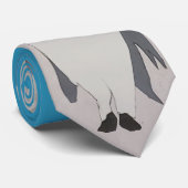 Emperor Penguin Necktie Krawatte (Gerollt)