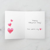 Emperor Pinguin Adoption Day Card Karte (Innenseite)