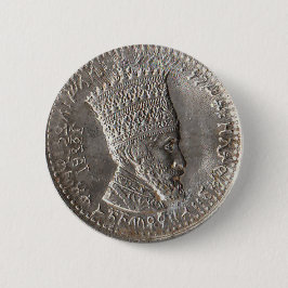 Emperor Selassie I Button