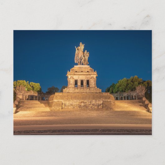 Emperor William Koblenz Postkarte (Vorderseite)