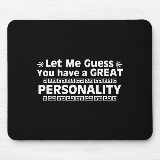 Emperor, You Have A Great Ity, New Groove, Funny Mousepad (Vorne)