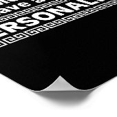 Emperor, You Have A Great Ity, New Groove, Funny  Poster (Ecke)