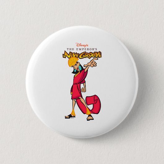 Emperors New Groove Kuzco Button (Vorderseite)