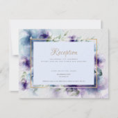 EMPFANG 2 | Transparente Blume Save The Date (Vorderseite)