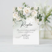 Empfang-Abschlusskarte Begleitkarte (Stehend Vorderseite)