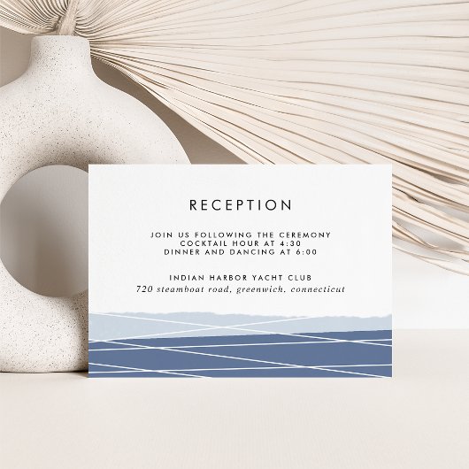 Empfang-Abschlusskarte | Verspätung Einladung