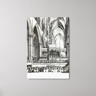 Empfang am Gedenken von Handel Leinwanddruck