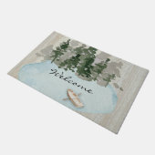 Empfang am See Fußmatte (Schrägansicht)